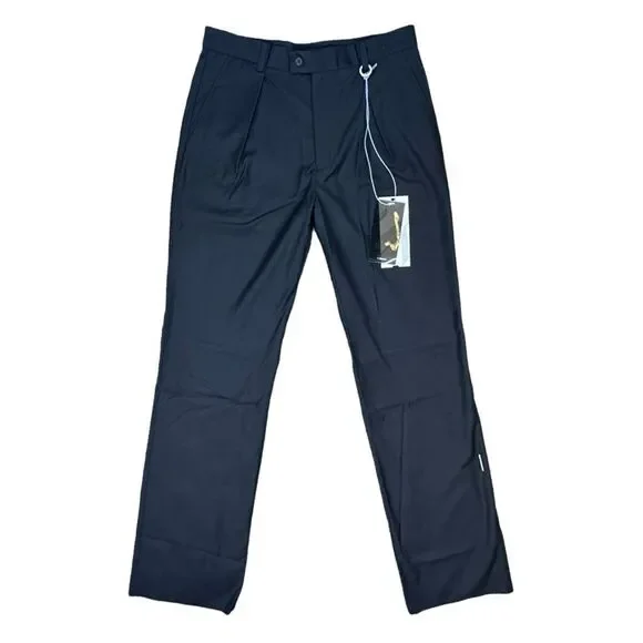 C2H4 Filtered Reality Folded Waist Tailored Trouser R002-056 - Sz Large - Black